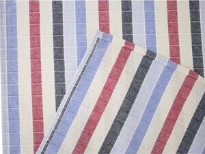 Fennco Styles Tablecloth NEW 54x54 In Red White Blue Black